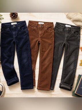 Crewcuts Boys Corduroy Pants Bundle - Lot of 3